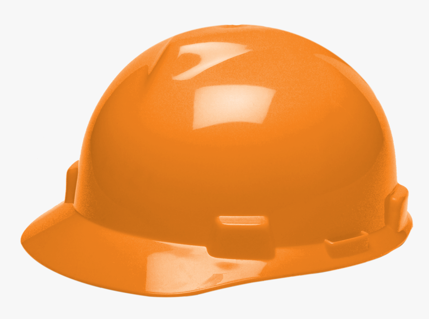 Hard Hats, Helmet, Headgear, Hard Hat Png Image With - Orange Hard Hat Transparent, Png Download