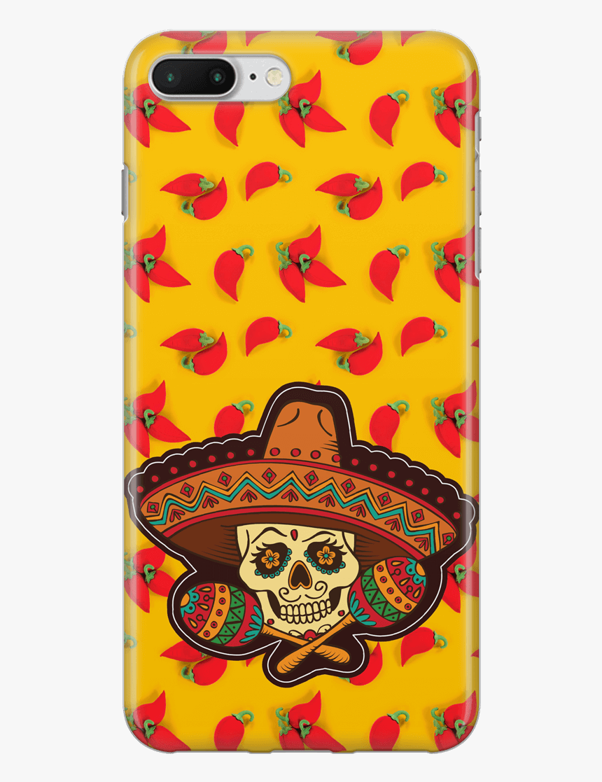 Caveira Mexicana - Mobile Phone, HD Png Download