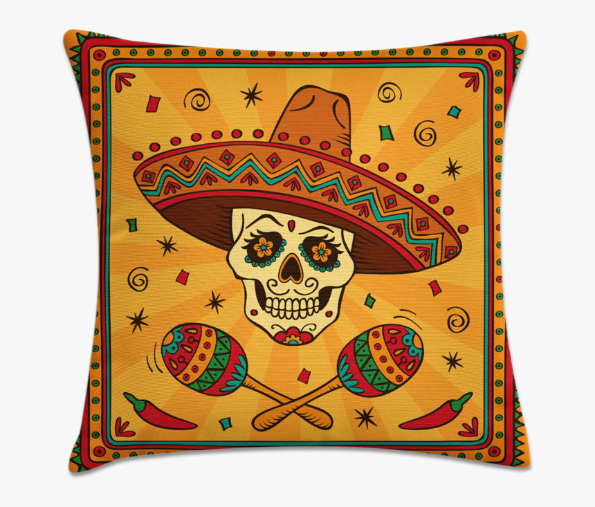 Capa Almofada Caveira Mexicana - Tyga Type Beat, HD Png Download