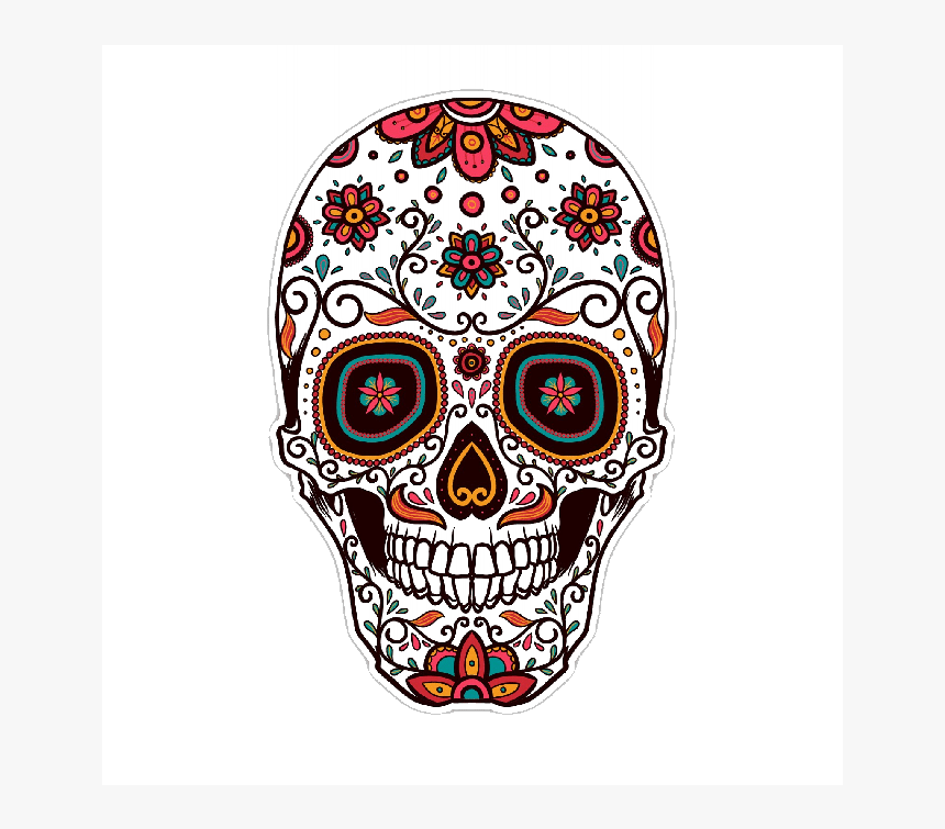Sugar Skull Mexican Designs, HD Png Download