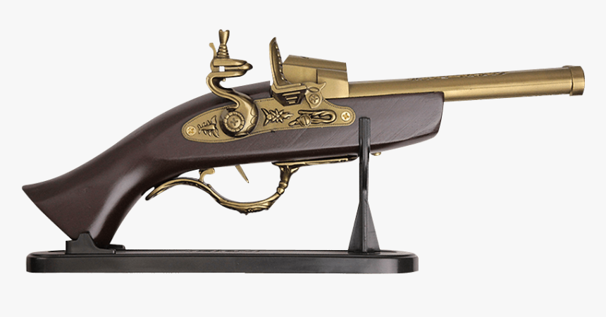 Double Barrel Flintlock Pistol - Steampunk Pistols, HD Png Download