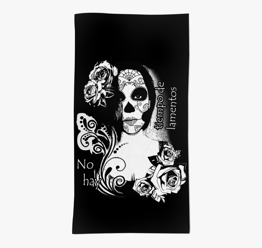 Toalha Caveira Mexicana De Taís Brenzinkna - Girl, HD Png Download