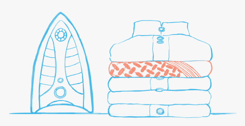 Folded Ironing Spc, HD Png Download