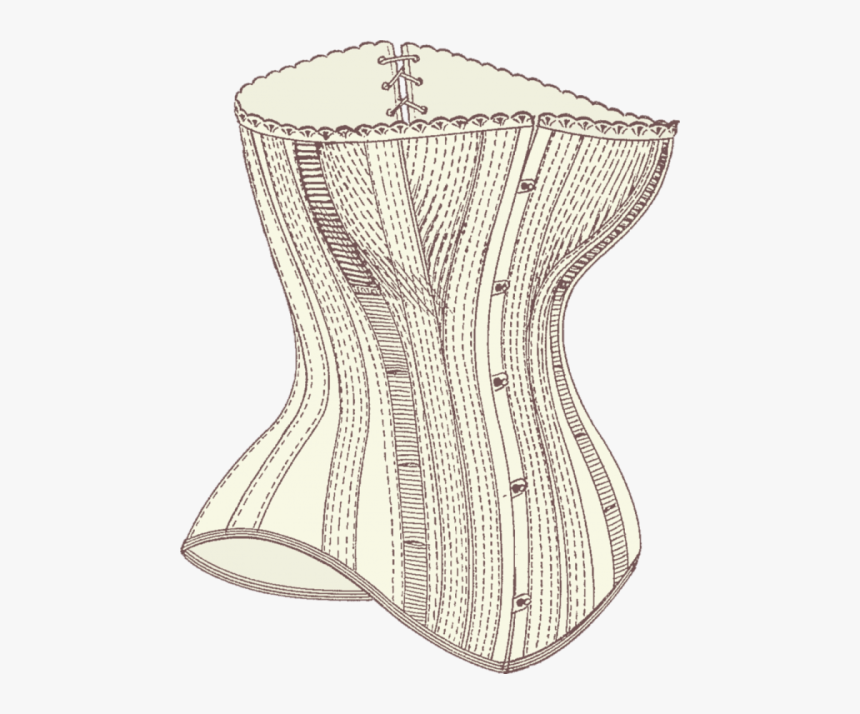 Frontside Of A Corset, - Corsets In 16th Century, HD Png Download
