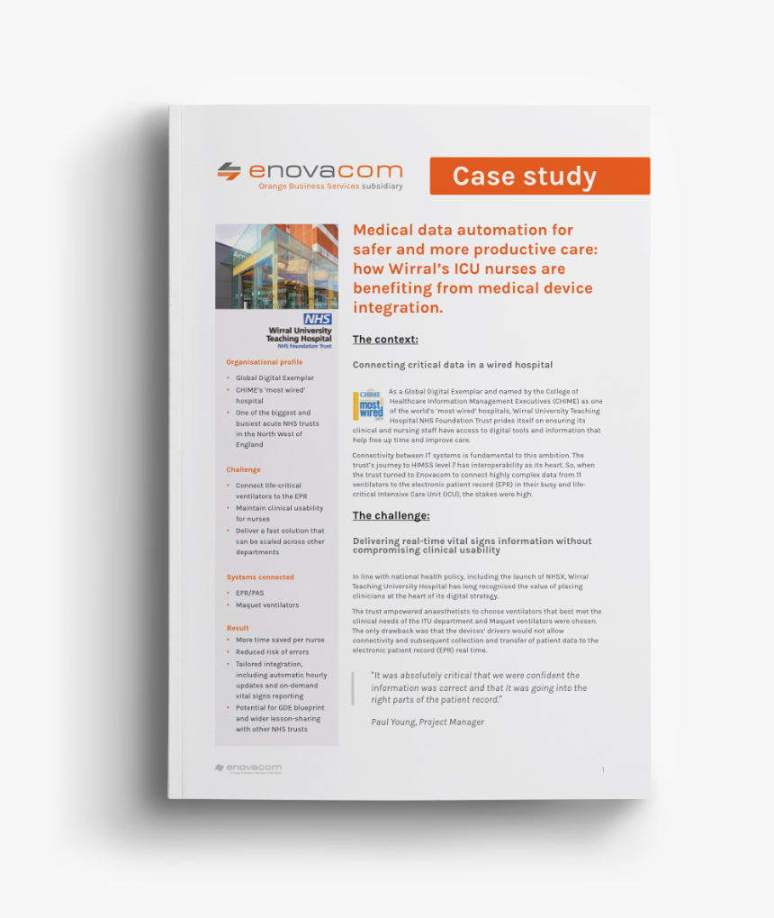 Medical Data Automation For Safer And More Productive - Brochure, HD Png Download