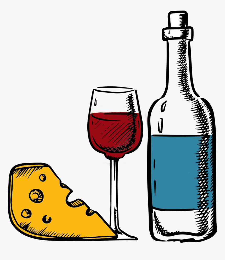 Wine And Cheese Png, Transparent Png