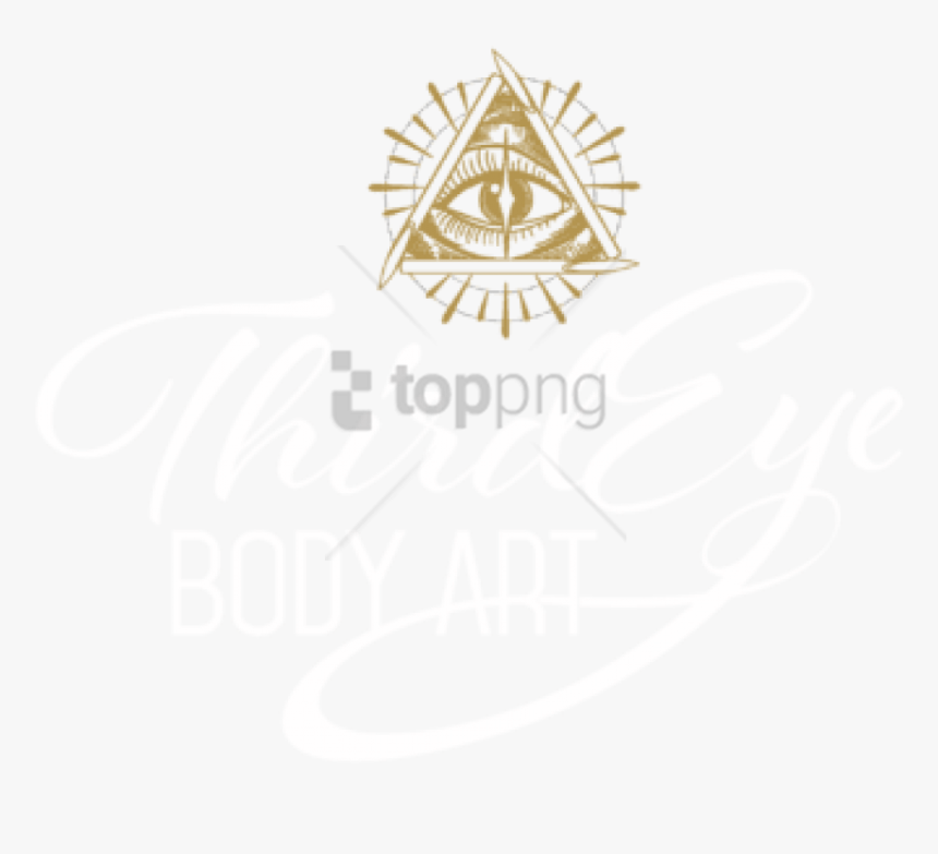 Free Png Small 3rd Eye Tattoo Png Image With Transparent - Calligraphy, Png Download