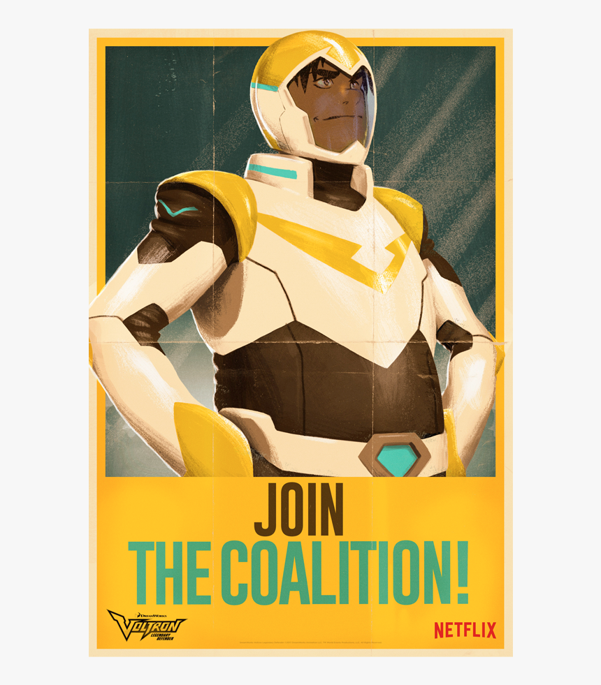 Nycc 17 Exclusive Poster Hunk - Join The Coalition Voltron, HD Png Download