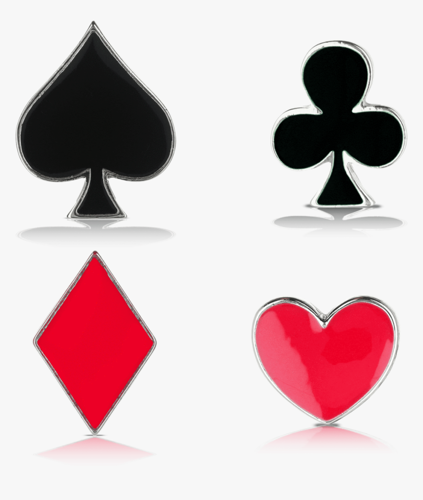 [box] Playing Card Suits Box Shoelace Charms Pilz - Playing Card, HD Png Download