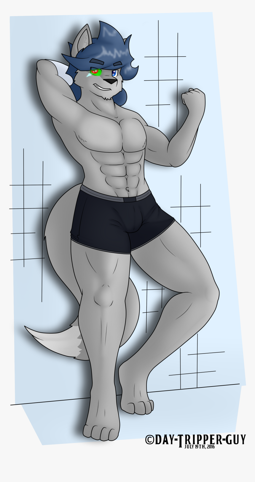 Being A Hunk - Cartoon, HD Png Download