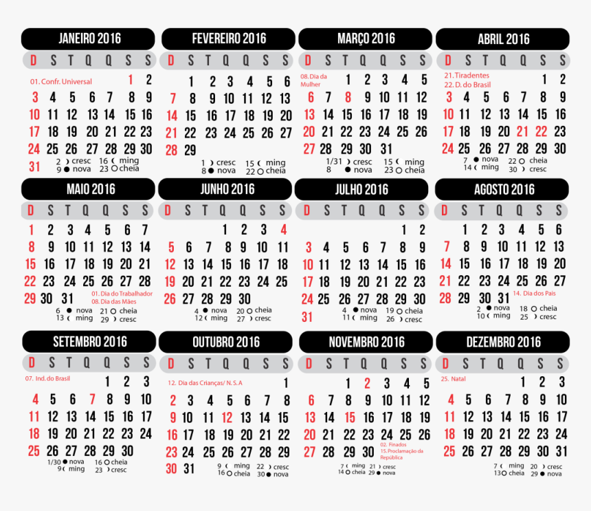 Base Calendario , Png Download - La County 2020 Calendar, Transparent Png