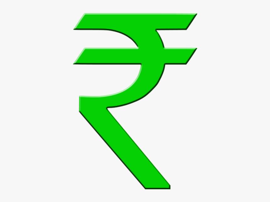Outline Of Rupee Symbol, HD Png Download