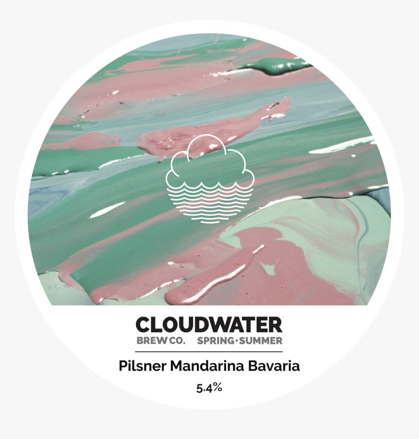 Cloudwater Pilsner Mandarina Bavaria, HD Png Download