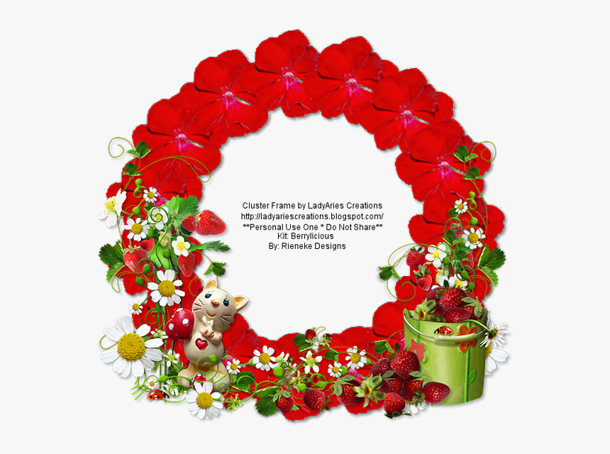 Red Cluster Frames Png, Transparent Png