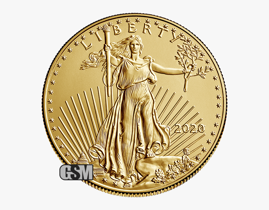 2020 1 Oz American Gold Eagle - 2020 American Eagle Gold Coin, HD Png Download