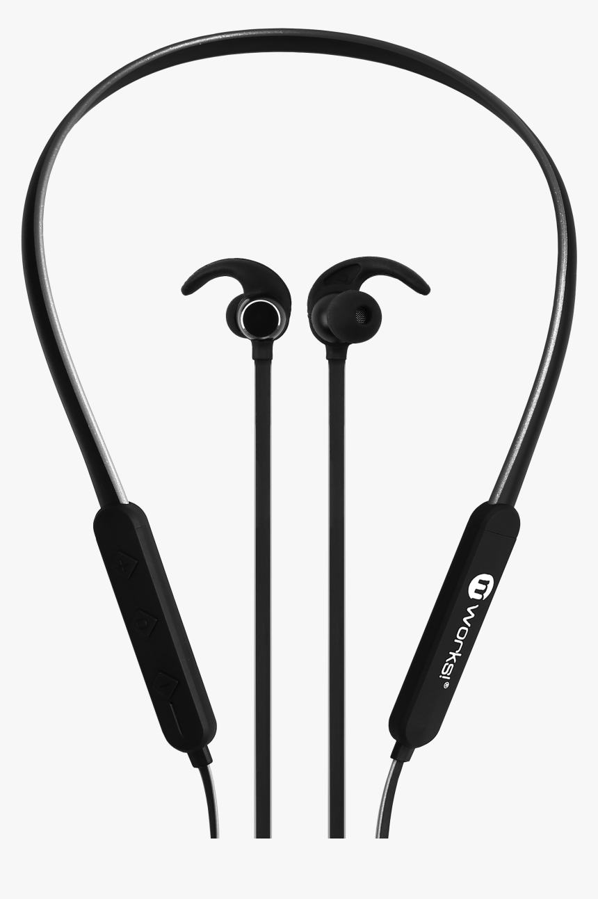 Sport Bluetooth Stereo Headset Black - Headphones, HD Png Download