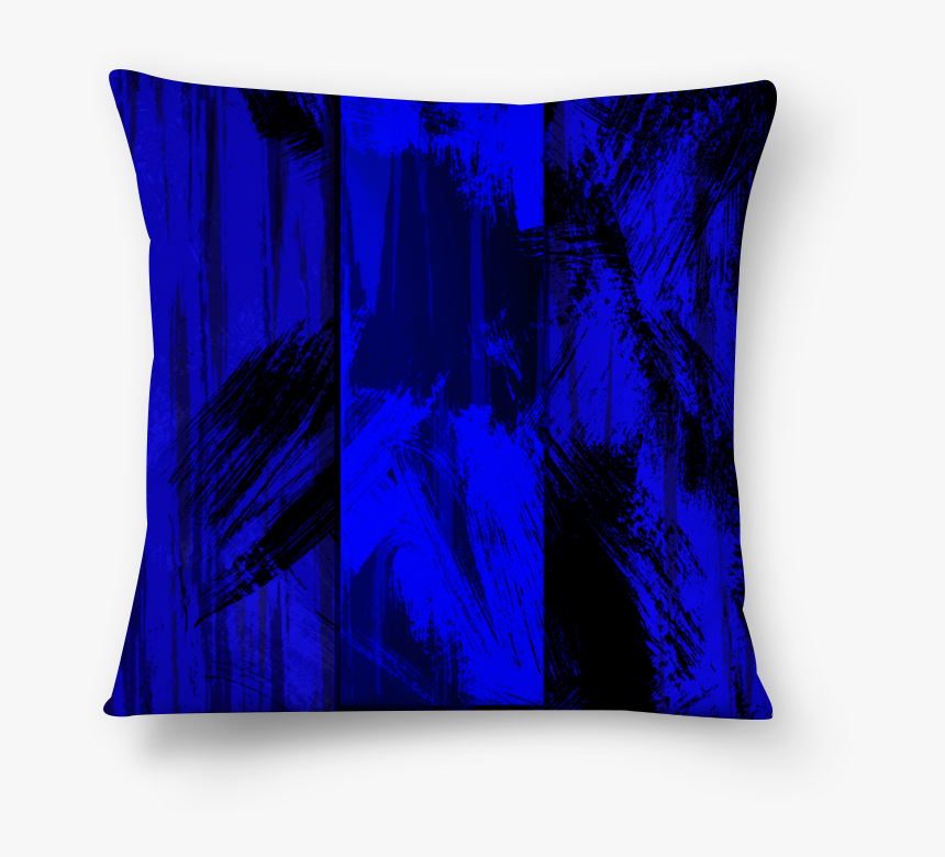 Almofada Pincelada Oriental Azul De Fv48 Designna - Cushion, HD Png Download