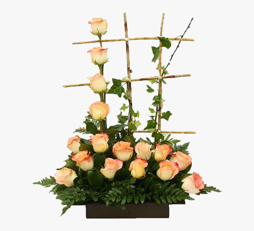Transparent Ramo De Rosas Png - Arreglos Florales En Madera, Png Download