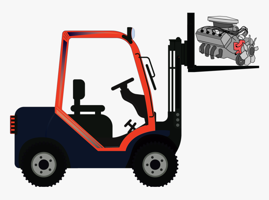 Montacargas Y Motores - Warehouse Forklift Parking Sign, HD Png Download