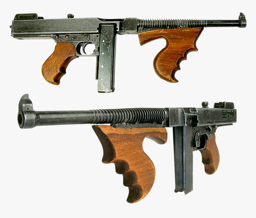 Transparent Shotgun Clipart - Tommy Machine Gun Png, Png Download