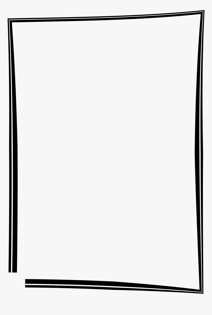 Black Frame Png - Paper, Transparent Png