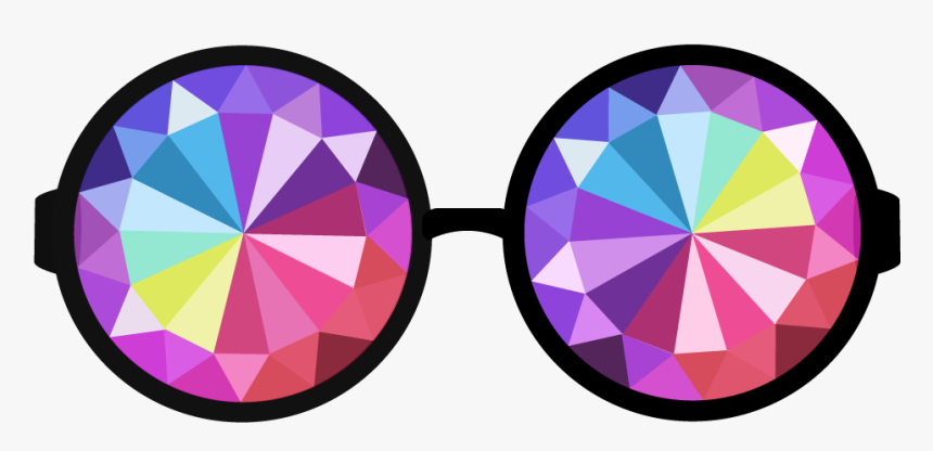 Eye Mirrored Cat Sunglasses Clothing Glasses Clipart - Transparent Hippie Clip Art, HD Png Download