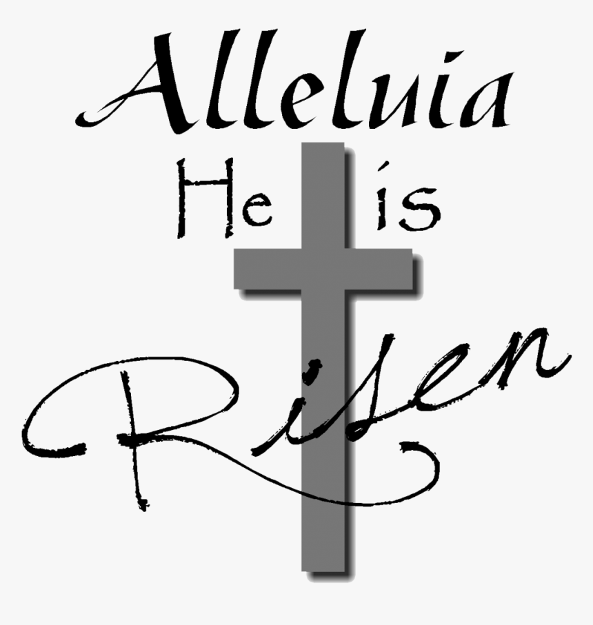 Easter Vigil Clipart - Christian Easter Black And White Clipart, HD Png Download