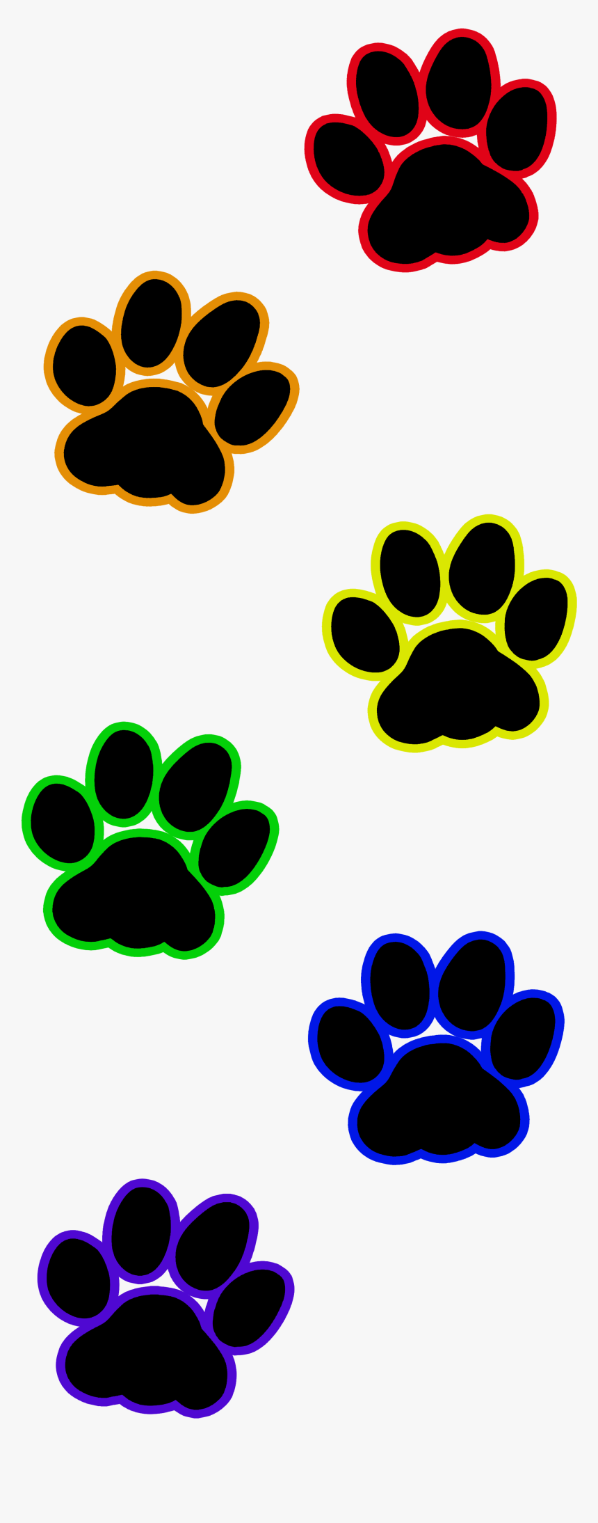 Cat Paw Prints Transparent, HD Png Download