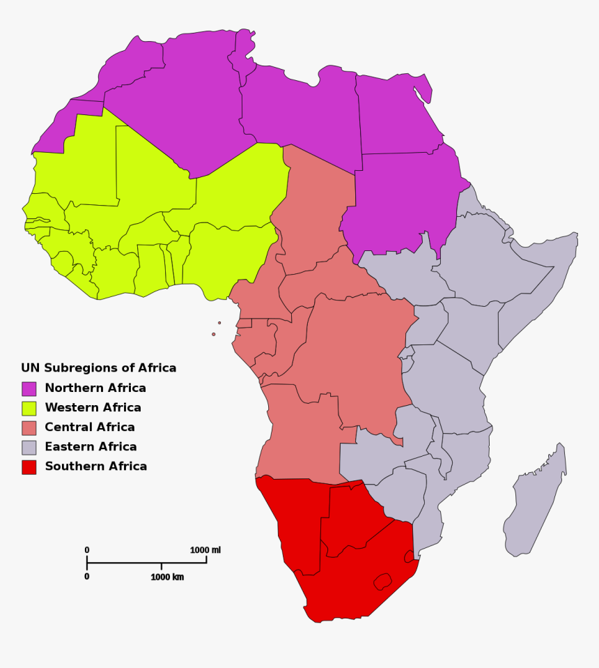 Regions Of Africa, HD Png Download