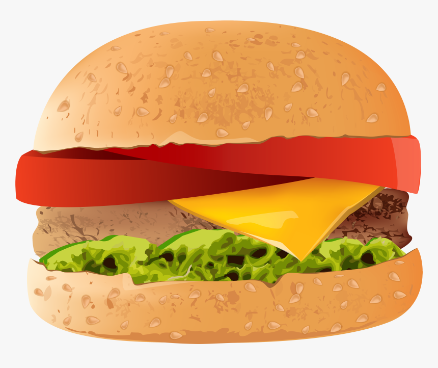 Hamburger Png Clip Art Image - Hamburger, Transparent Png