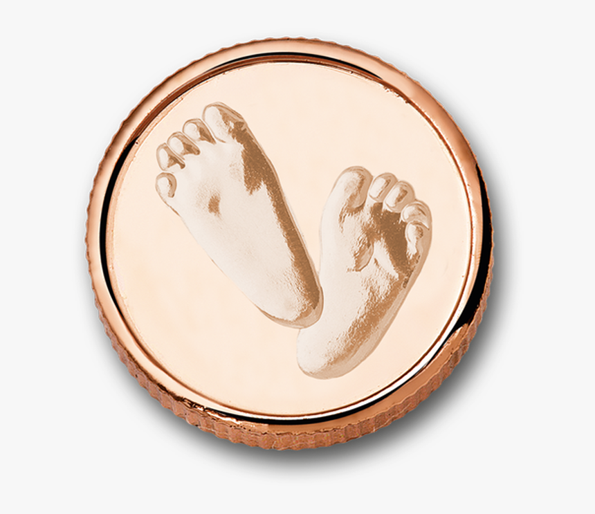 Baby Feet Rosegold Plated - Reindeer, HD Png Download