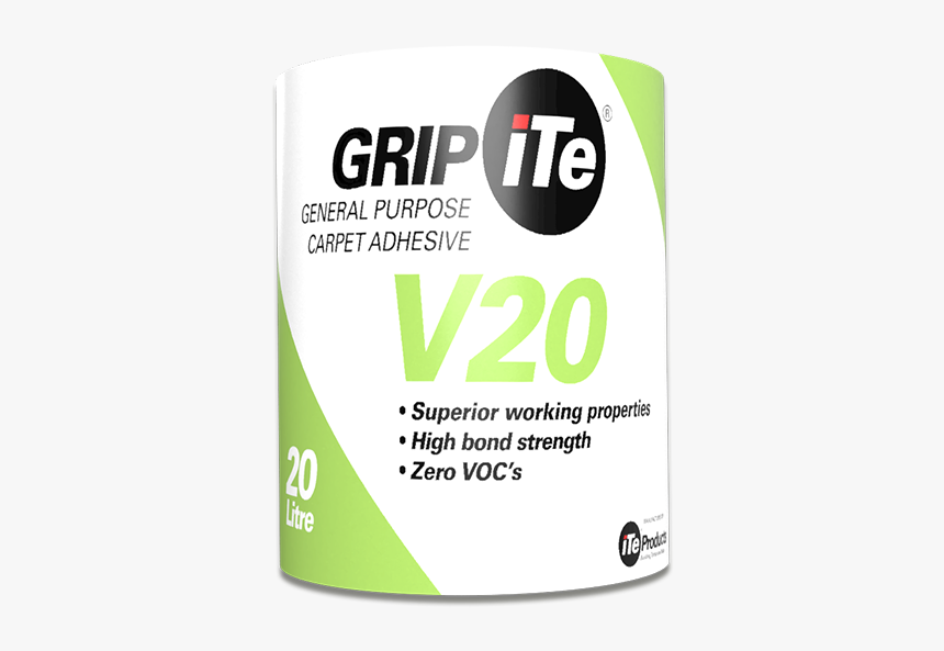Gripite V20 A General-purpose Carpet Adhesive, 20 Litre - Label, HD Png Download