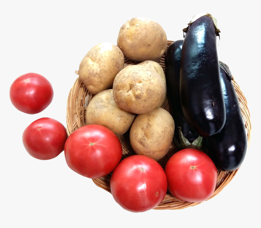Tomatoes Potatoes And Eggplant, HD Png Download