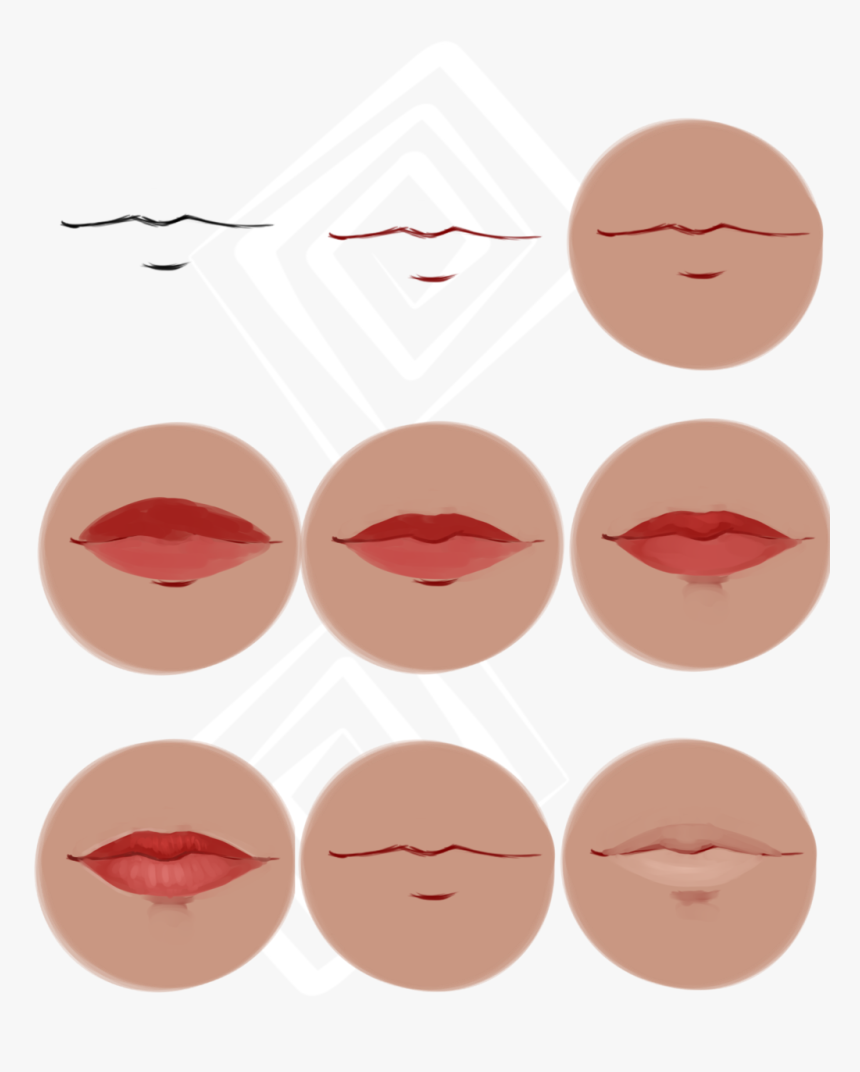 Painting Lips Tutorial, HD Png Download