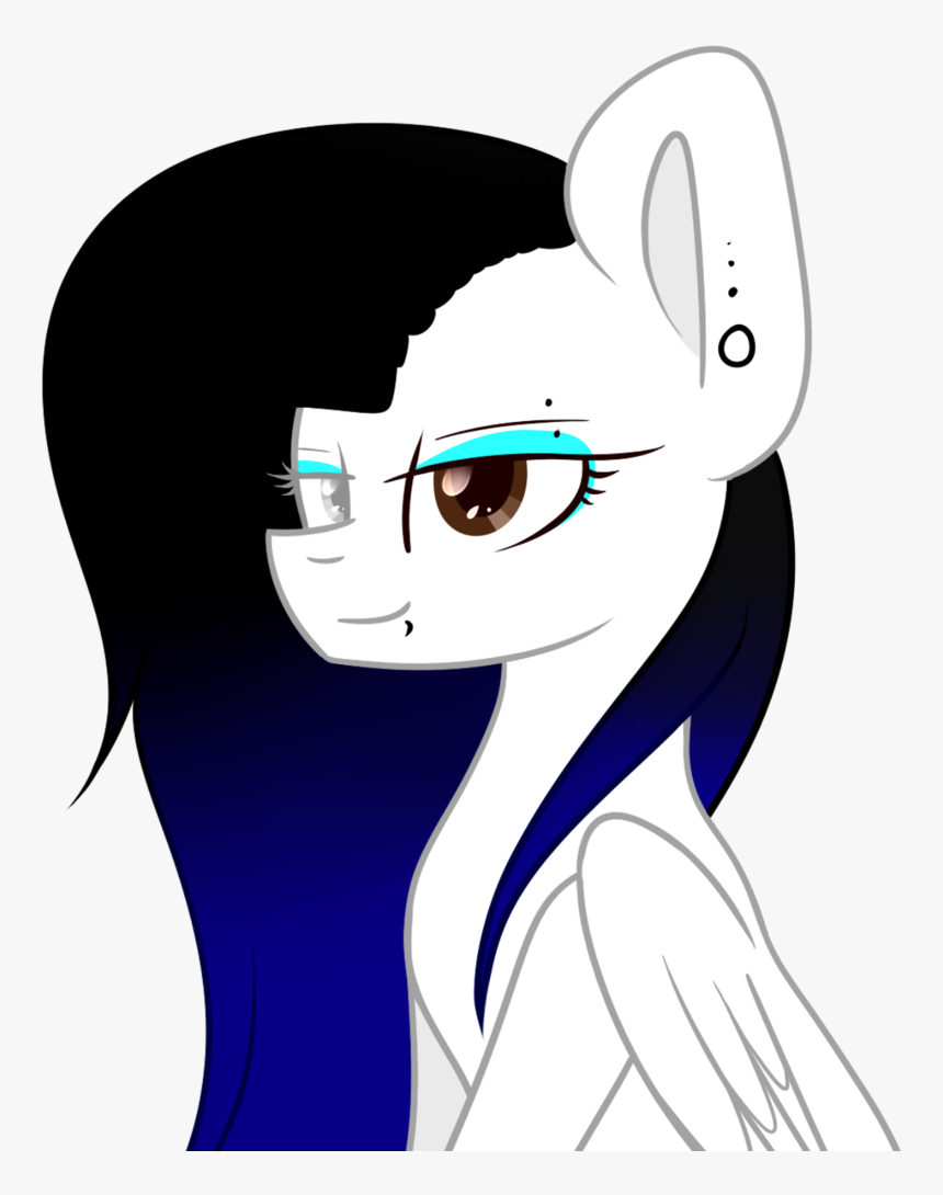 Despotshy, Bust, Colored Pupils, Ear Piercing, Eyebrow - Lip Ring Drawing Anime, HD Png Download