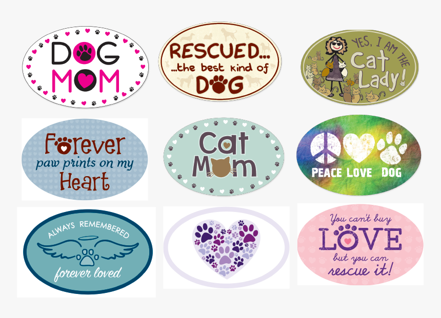 Oval Car Magnet - Circle, HD Png Download