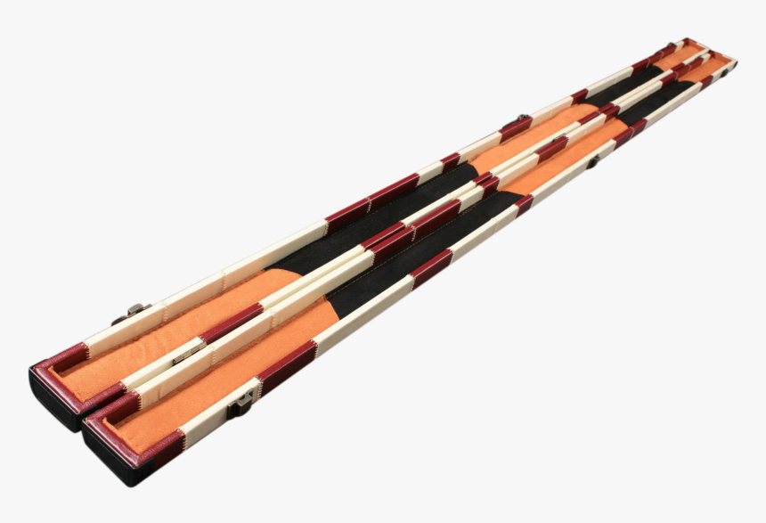 Handmade 1 Piece Slimline Red/white Patchwork Snooker - Wood, HD Png Download