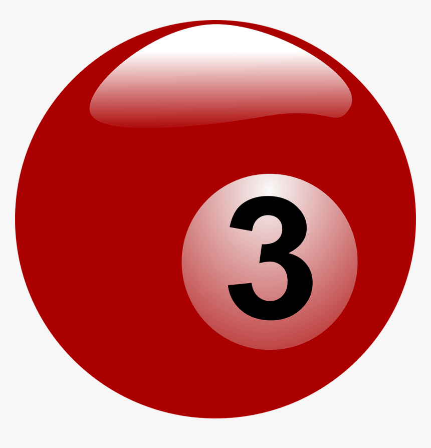 Transparent Shuffleboard Clipart - Transparent Background Billiards Ball Png, Png Download
