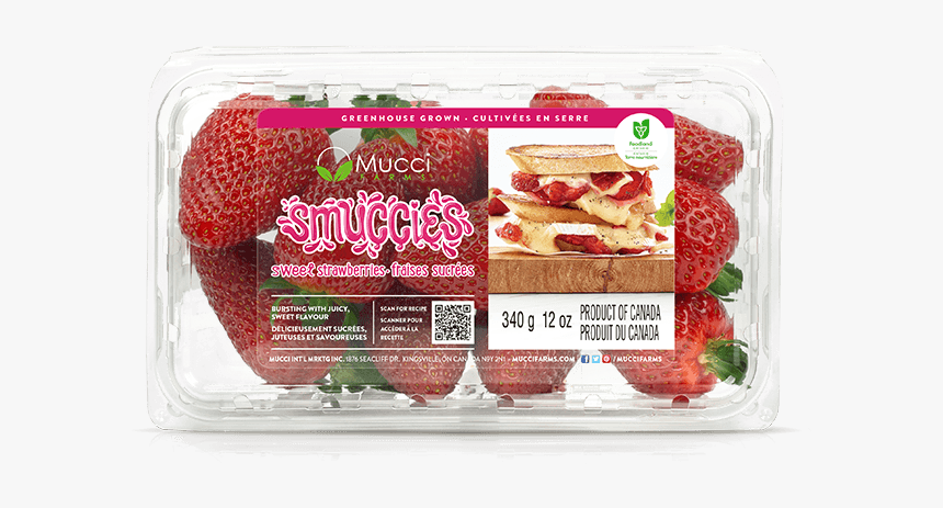 Smuccies 12oz New - Ontario Greenhouse Strawberries, HD Png Download