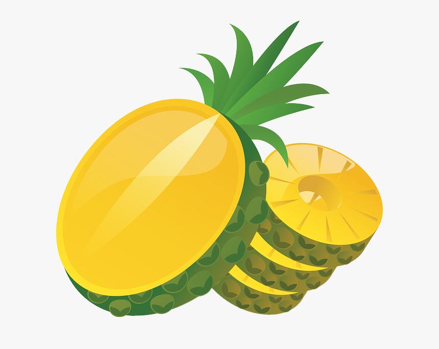 Pineapple To Use Free Download Png Clipart - Cut Pineapple Clipart, Transparent Png