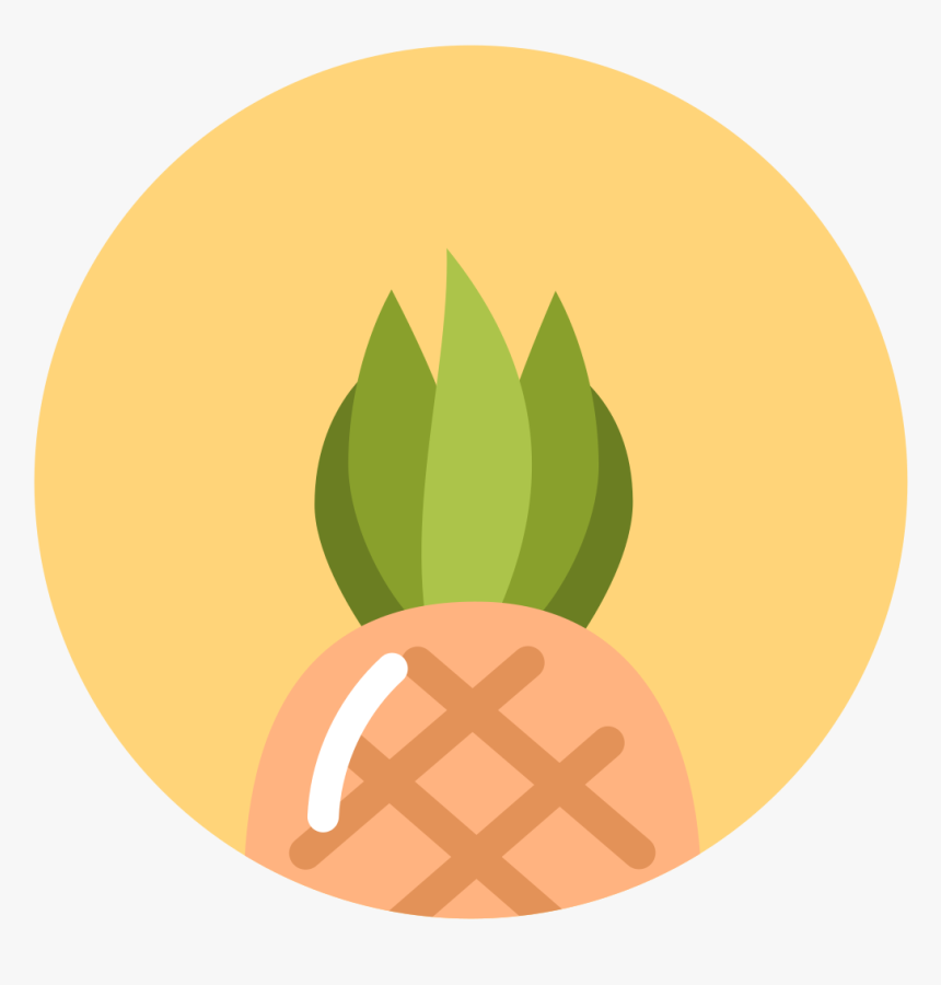 Pineapple Icon - Tropical Icon Png, Transparent Png