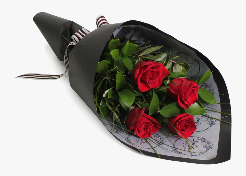 Bouquet Of 4 Roses, HD Png Download