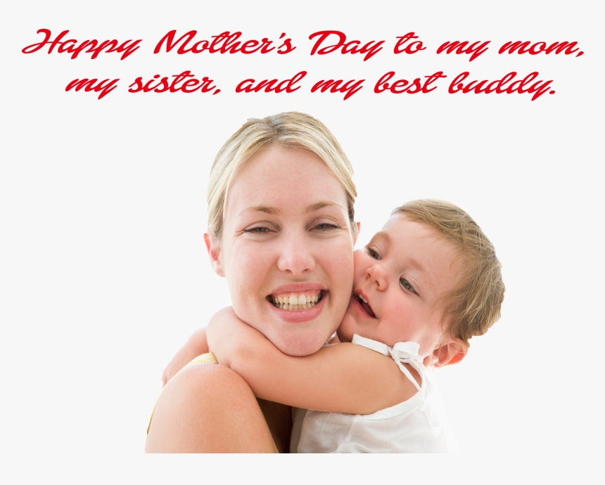 Mothers Day Wishes Png Clipart - Love Mom N Baby Kisse, Transparent Png