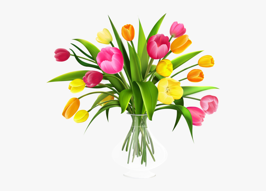Vase Of Flowers Clipart, HD Png Download