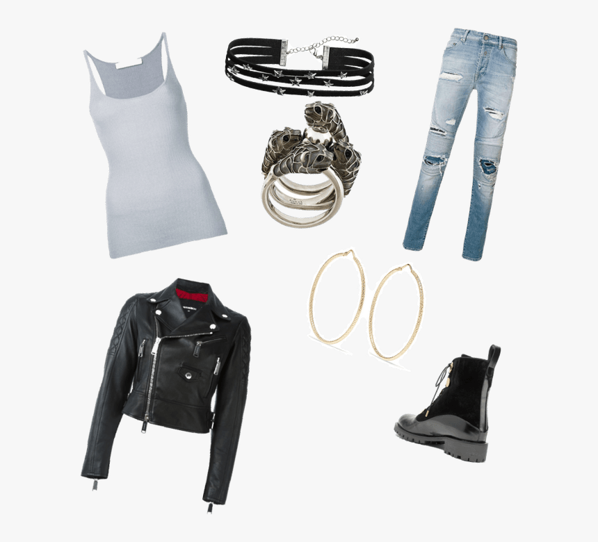 Bad Girl - Leather Jacket, HD Png Download