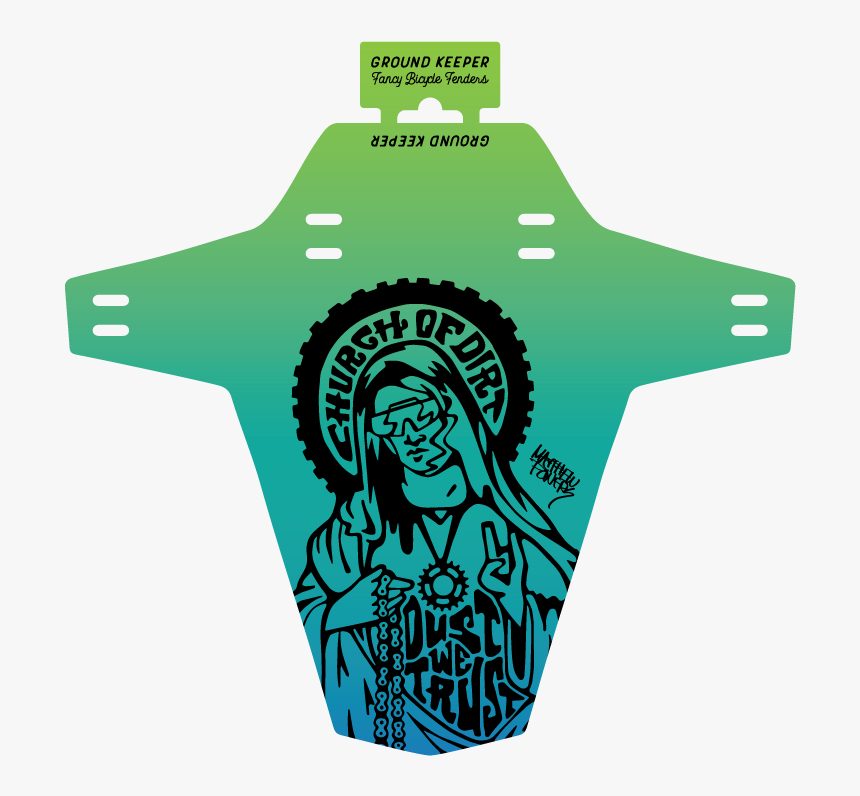 Church Of Dirt Mountain Bike Fender - La Croix Mudguard, HD Png Download