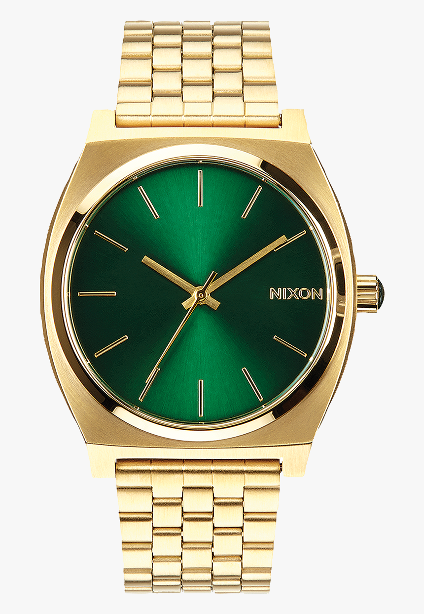 Nixon Gold And Green Watch, HD Png Download