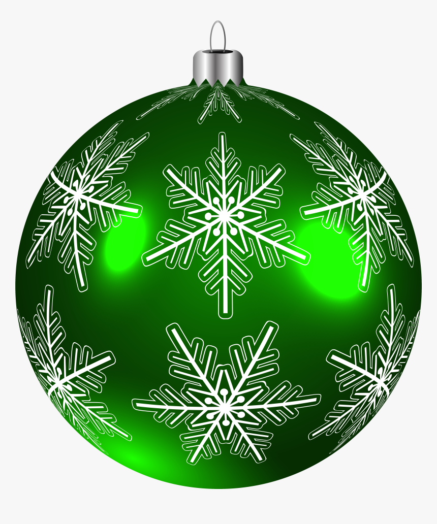 Beautiful Christmas Ball Png - Green Christmas Balls Clipart, Transparent Png