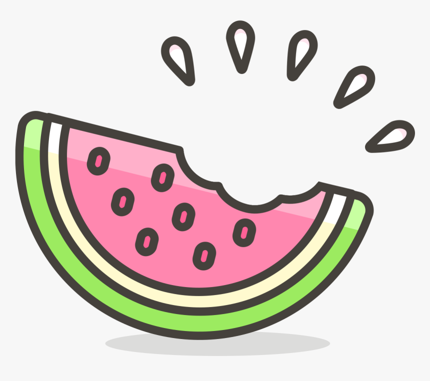524 Watermelon - Watermelon Icon Png, Transparent Png