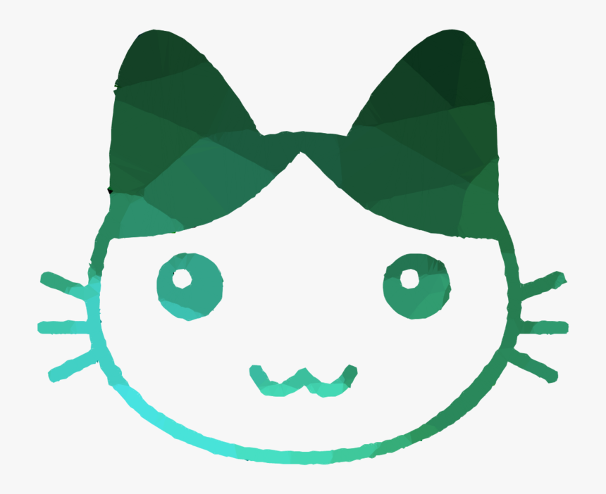 Cat Green Leaf Transparent - Pastel Goth Satanic Cat, HD Png Download